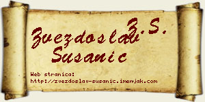 Zvezdoslav Susanić vizit kartica